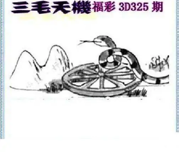 25325期: 三毛3D精品图谜