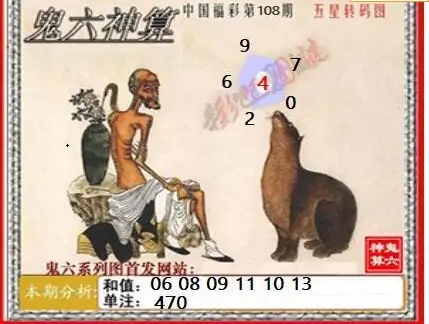 25108期: 福彩3D鬼六神算图