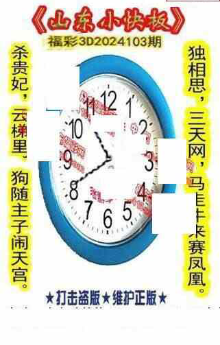 24103期: 福彩3D丹东全图分析