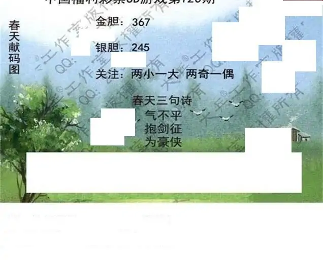 25120期: 大兵福彩3D黄金报图版