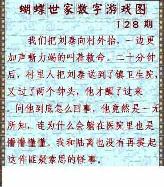 24128期: 3D蝴蝶世家蝴蝶彩图