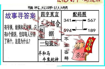 26033期: 福彩3D丹东全图分析