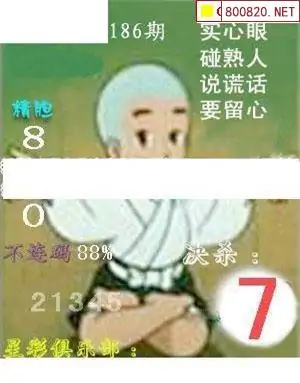 25186期: 白老3D杀码图版