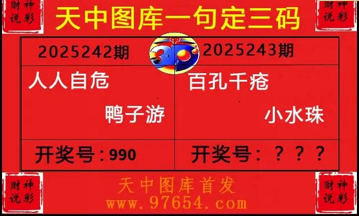 25243期: 财神说彩3D全套图版