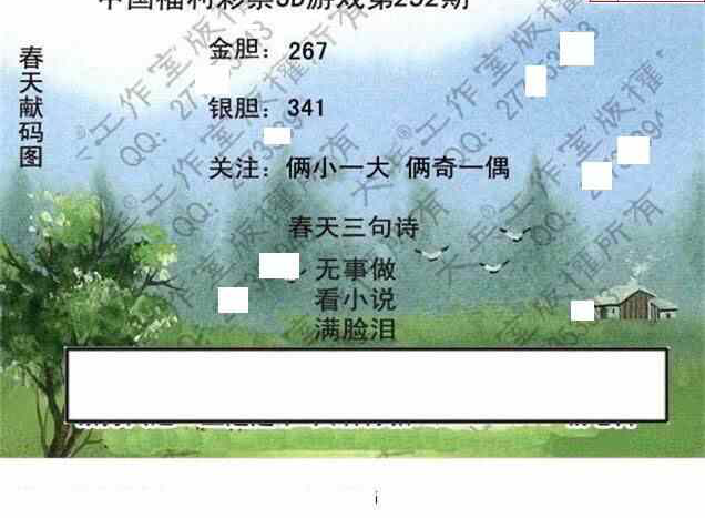 24232期: 大兵福彩3D黄金报图版