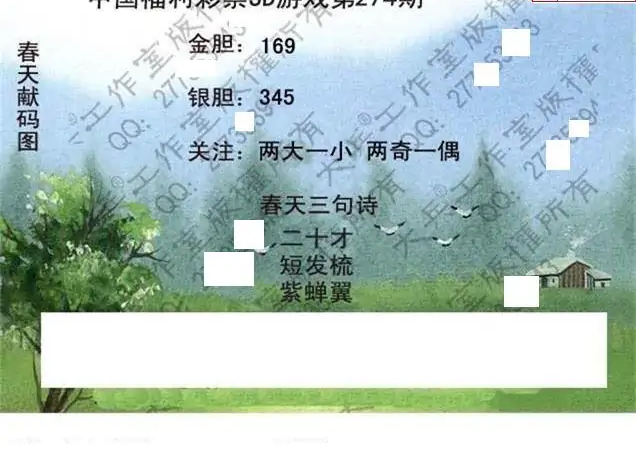 25274期: 大兵福彩3D黄金报图版