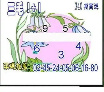 25340期: 三毛3D精品图谜