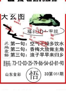 26051期: 福彩3D丹东全图分析