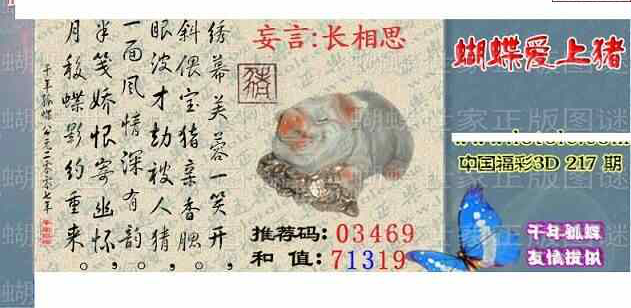 24217期: 3D蝴蝶世家蝴蝶彩图