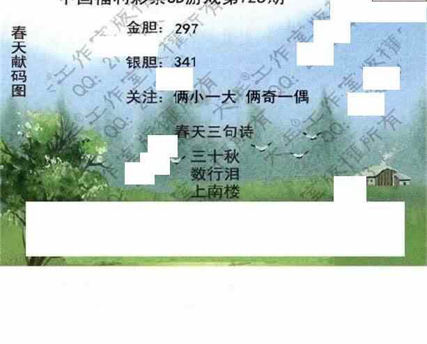 24125期: 大兵福彩3D黄金报图版