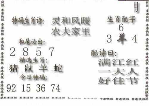 24157期: 白老3D杀码图版