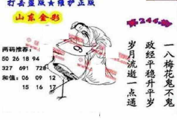 24244期: 福彩3D丹东全图分析