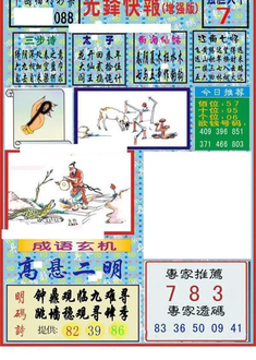 26088期: 福彩3D丹东全图分析