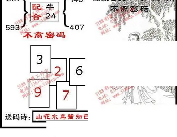 九宝图26084期福彩3D寻码图