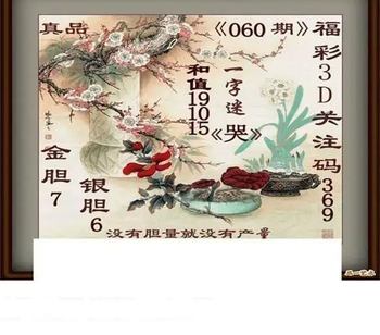 26060期: 白老3D杀码图版