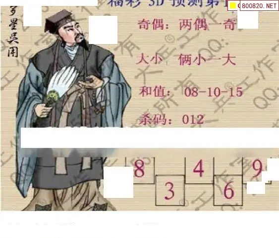 25156期: 大兵福彩3D黄金报图版