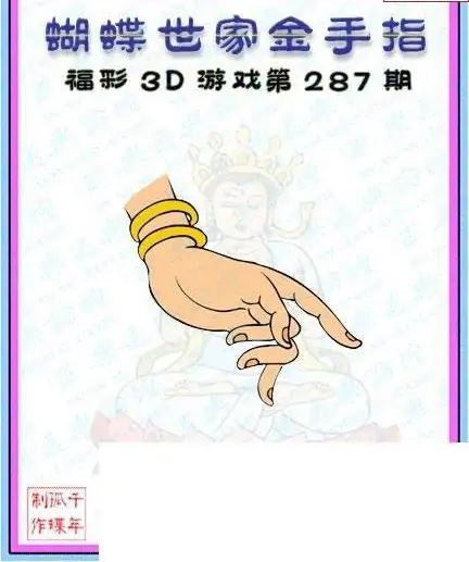 25287期: 3D蝴蝶世家蝴蝶彩图