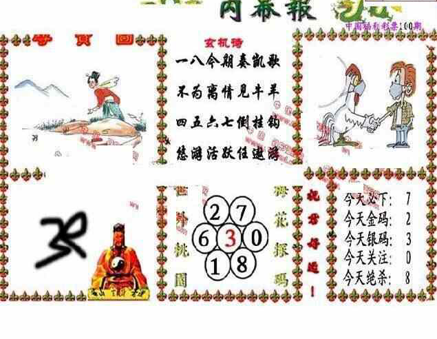 24100期: 福彩3D丹东全图分析