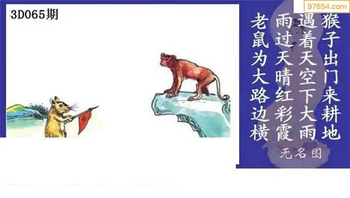 福彩3D26065期天中全套预测分析图