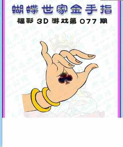 24077期: 3D蝴蝶世家蝴蝶彩图