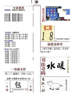 26093期: 福彩3D全套图版参考