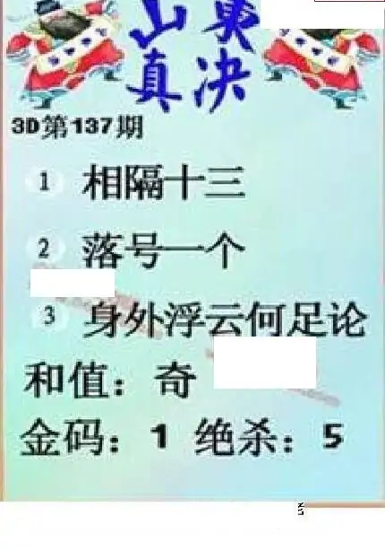 25137期: 福彩3D丹东全图分析