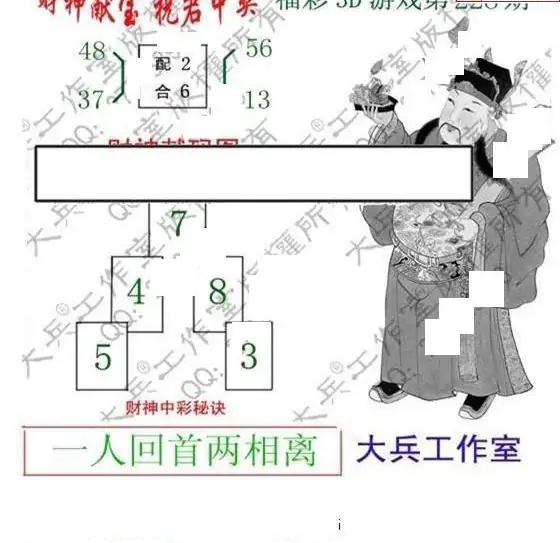25228期: 大兵福彩3D黄金报图版