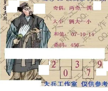 26019期: 大兵福彩3D黄金报图版