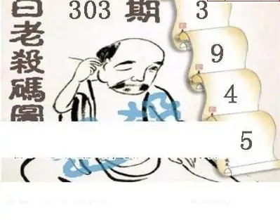 25303期: 白老3D杀码图版