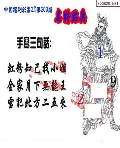 25200期: 福彩3D丹东全图分析