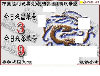 福彩3D 26051期佐罗图一掌经预测图