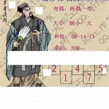 24276期: 大兵福彩3D黄金报图版