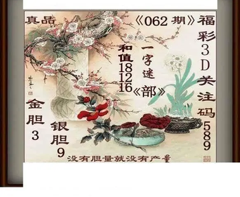 26062期: 白老3D杀码图版