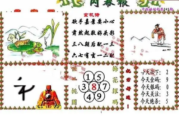 25245期: 福彩3D丹东全图分析