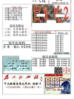 26017期: 福彩3D全套图版参考