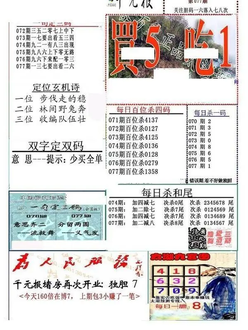 26077期: 福彩3D全套图版参考