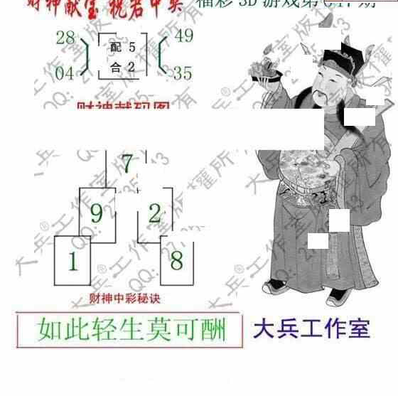 25047期: 大兵福彩3D黄金报图版