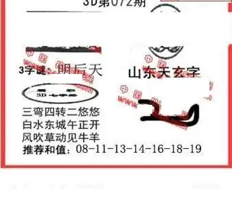 25072期: 福彩3D丹东全图分析