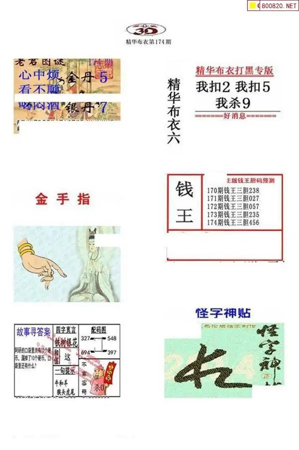 25174期: 福彩3D全套图版参考
