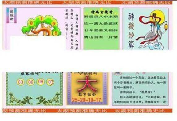 24306期: 太湖图福彩3D精品预测