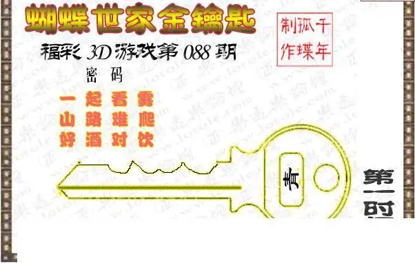 25088期: 3D蝴蝶世家蝴蝶彩图