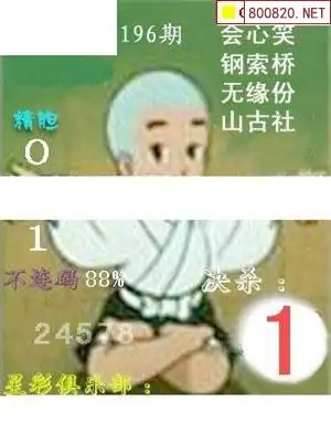 25196期: 白老3D杀码图版