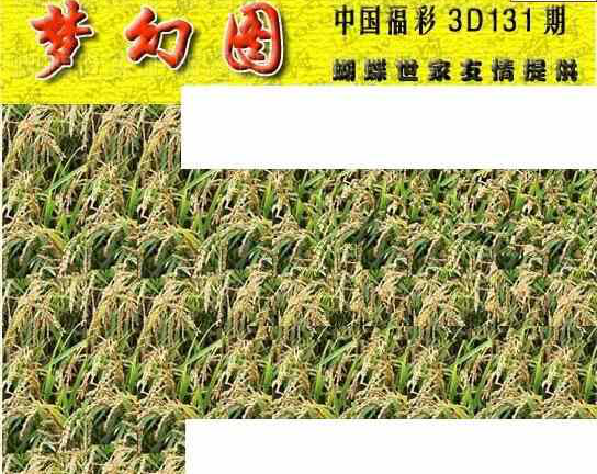 24131期: 3D蝴蝶世家蝴蝶彩图