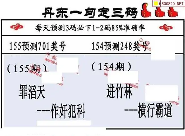 25155期: 福彩3D丹东全图分析