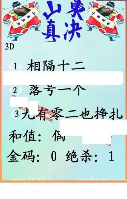 25064期: 福彩3D丹东全图分析