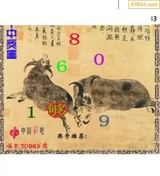 福彩3D26063期天中全套预测分析图