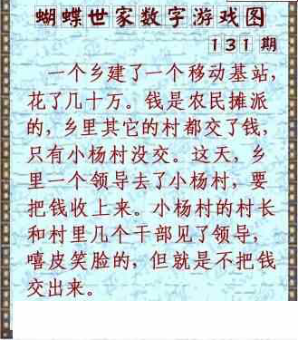 24131期: 3D蝴蝶世家蝴蝶彩图