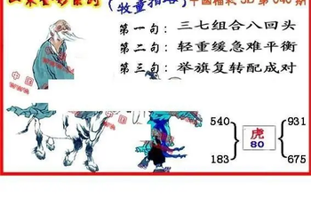 26040期: 福彩3D丹东全图分析