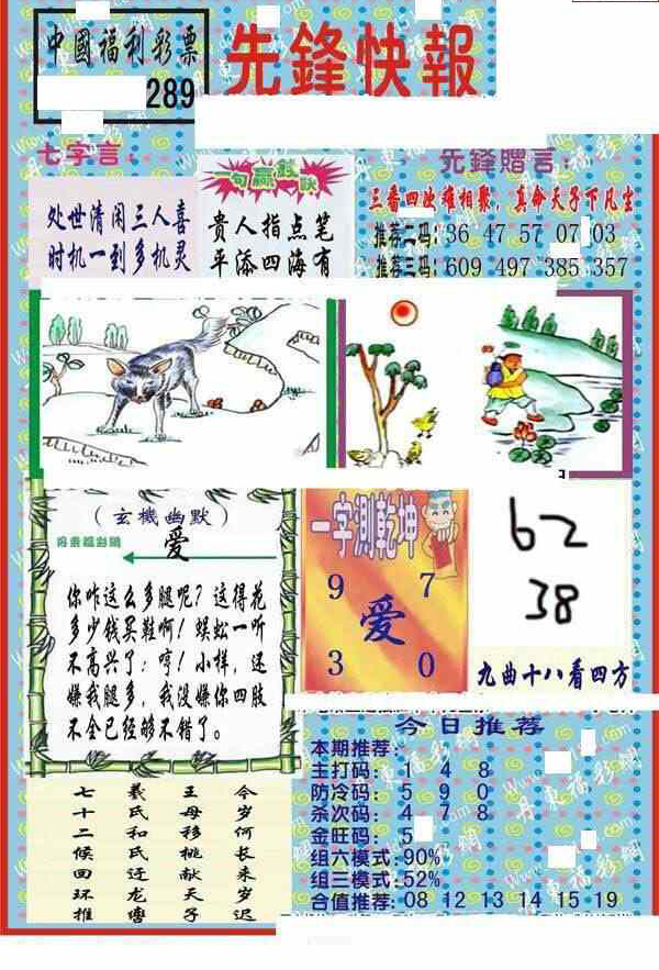 24289期: 福彩3D丹东全图分析