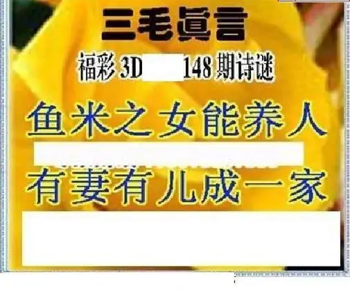 25148期: 三毛3D精品图谜